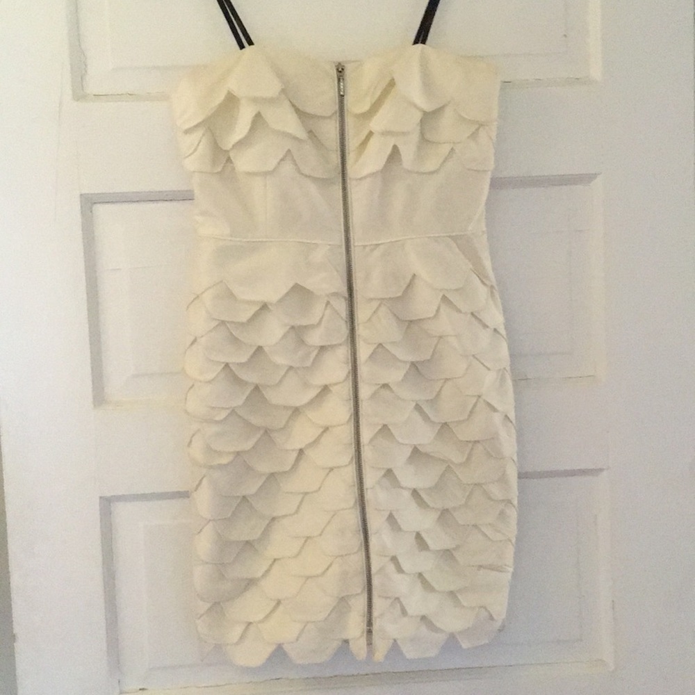 White cocktail dress